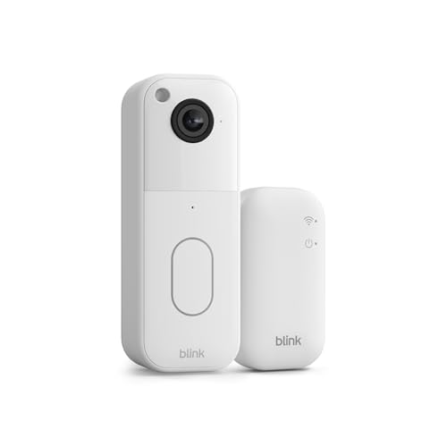 Blink Video Doorbell System | ...Module Core included – (White) - down 55.01% (£33.00) to £26.99 from £59.99