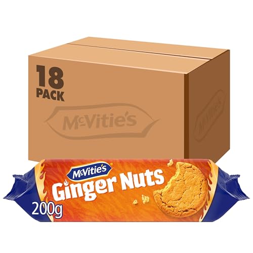 McVitie's Ginger Nuts Biscuits...ger Crunch, 200 g (Pack of 18) - down 55.05% (£11.23) to £9.17 from £20.40