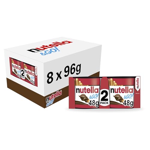 Nutella &Go! Chocolate Hazelnu...pread, Bulk Box of 8 x 2 x 48g - down 37.86% (£9.17) to £15.05 from £24.22