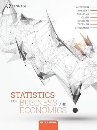 Statistics for Business and Economics - down 54.55% (£18.00) to £15.00 from £33.00