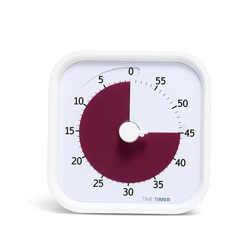 Time Timer MOD - 60-Minute Vis...ings, Silent Operation (White) - down 15.34% (£3.88) to £21.42 from £25.30