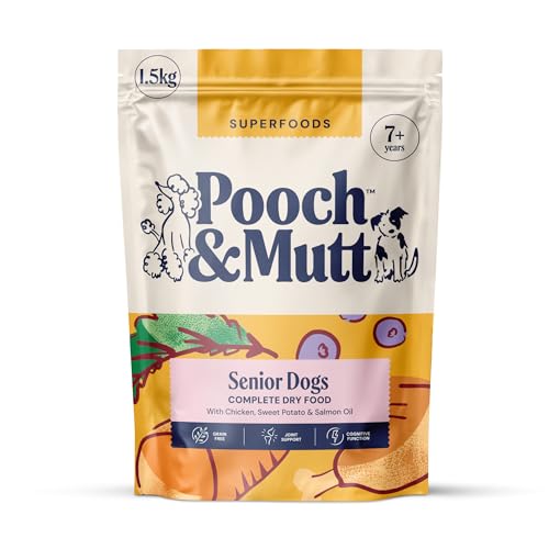 Pooch & Mutt - Senior Superfoo...en, 1.5kg (packaging may vary) - down 16.67% (£1.20) to £6.00 from £7.20