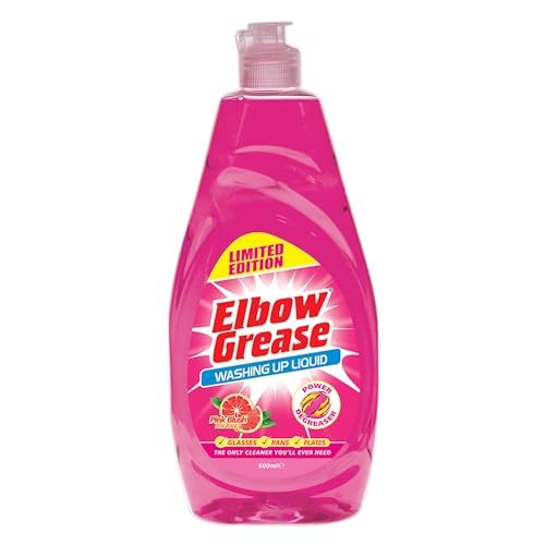 Elbow Grease Washing Up Liquid (Pink Grapefruit, 600ml) - down 9.66% (£0.14) to £1.31 from £1.45