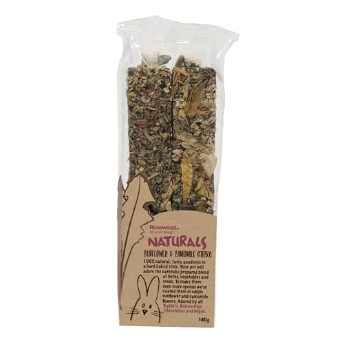 Rosewood Naturals Sunflower & ..., Gerbils, Mice and Rats, 140g - down 20.00% (£0.42) to £1.68 from £2.10