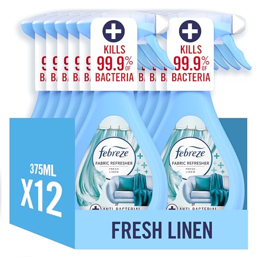 Febreze Fabric Freshener Spray...bacterial Fresh Linen 12x385ML - down 15.76% (£4.77) to £25.50 from £30.27