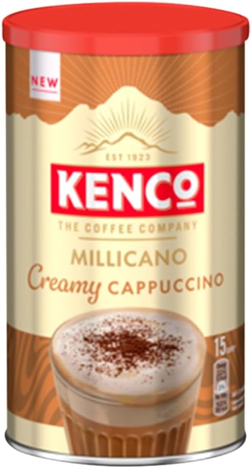 Kenco Millicano Cappuccino Instant Coffee 210 g - down 34.12% (£1.45) to £2.80 from £4.25