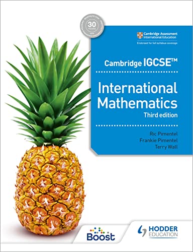 Cambridge IGCSE International Mathematics Third edition - down 11.69% (£4.91) to £37.09 from £42.00