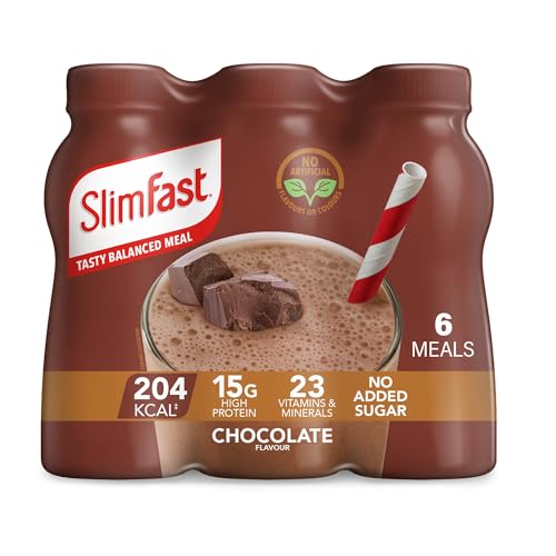 SlimFast • Chocolate Meal Replacement Shake • 6 x 325 ml - down 38.89% (£3.50) to £5.50 from £9.00