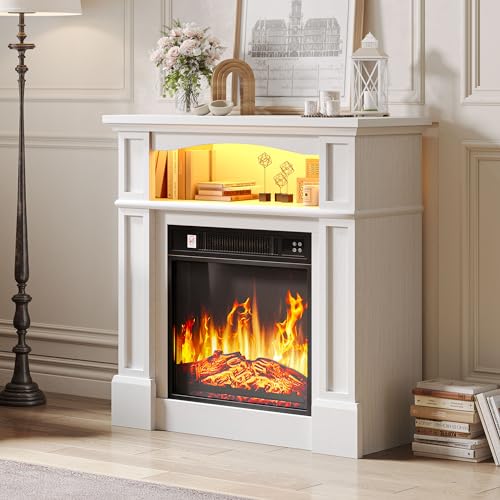 YITAHOME Electric Fireplace, W... Control, 32.5D x80.5W x 80.5H - down 15.00% (£30.00) to £169.99 from £199.99