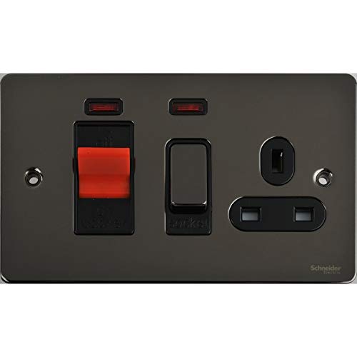 Schneider Electric Ultimate Fl...Black Nickel with Black Insert - down 10.01% (£2.43) to £21.85 from £24.28