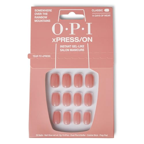 OPI xPRESS-ON Somewhere Over t...e and Non-Damaging False Nails - down 30.00% (£3.60) to £8.40 from £12.00