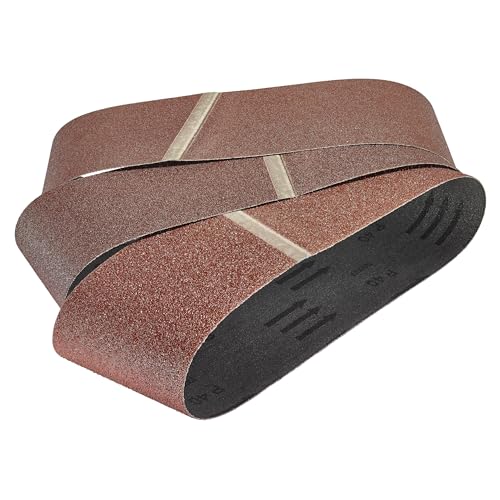 Wolfcraft 8415000 Sanding Belt...0/80/120 76 x 457 mm Pack of 5 - down 73.28% (£10.23) to £3.73 from £13.96