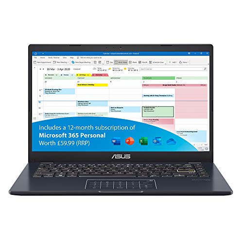 ASUS VivoBook with Microsoft O...ear Microsoft Office 365, Blue - down 6.13% (£15.55) to £238.04 from £253.59
