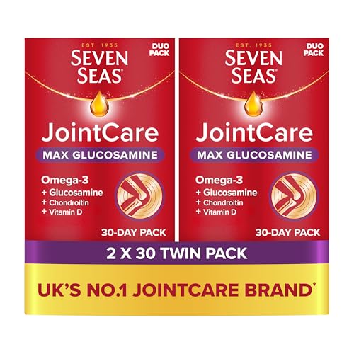 Seven Seas JointCare MAX GLUCO...ack), with Educational Leaflet - down 20.00% (£8.00) to £32.00 from £40.00