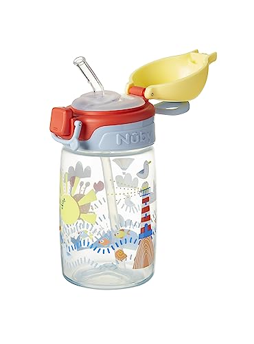 Nuby No Spill Super Straw Todd... Bottle, 360ml, 12M+, Sunshine - down 33.26% (£2.91) to £5.84 from £8.75