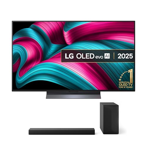 LG OLED48C55LA 48-Inch OLEDevo...oth Soundbar 3.1 channel, 340W - down 30.49% (£350.00) to £798.00 from £1,148.00