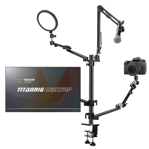 TARION 4-in-1 Overhead Camera ...top Live Stream Stand TitanRig - down 27.75% (£41.62) to £108.37 from £149.99