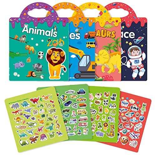 GUYUCOM 4 Pack Reusable Sticke...al Learning Toy Birthday Gifts - down 36.27% (£5.80) to £10.19 from £15.99