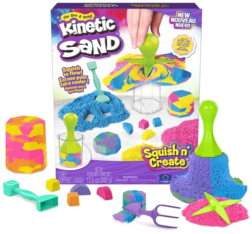 Kinetic Sand, Squish N’ Create...ry Toys for Kids Aged 3 and Up - down 31.69% (£4.12) to £8.88 from £13.00