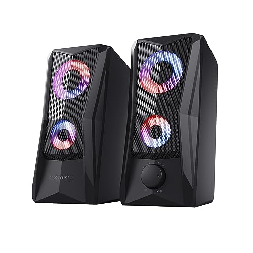 GXTrust Javv PC Speakers 2.0 w...GB Lights, 12W (6W RMS), Black - down 25.01% (£5.00) to £14.99 from £19.99