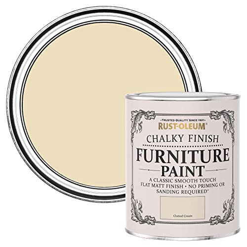 Rust-Oleum Cream Upcycled Furn...y Finish Clotted Cream - 750ml - down 28.42% (£3.41) to £8.59 from £12.00