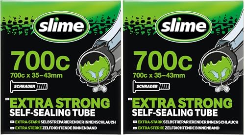 Slime 30057 Bike Inner Tube wi...622mm (700x35/43c) (Pack of 2) - down 25.00% (£3.20) to £9.60 from £12.80