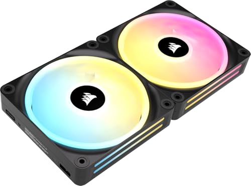 Corsair iCUE LINK QX140 RGB 14...h iCUE LINK System Hub - Black - down 50.00% (£49.99) to £49.99 from £99.98