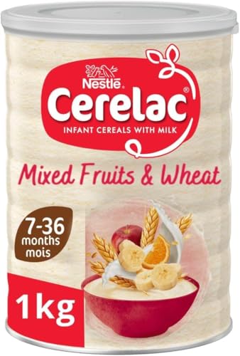 Cerelac Mixed Fruits & Wheat B...Cereal with Milk 7+ Months 1kg - down 22.74% (£2.06) to £7.00 from £9.06