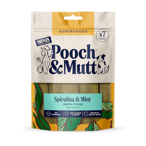 Pooch & Mutt - Small Superfood...r for Dogs, 1 Pack of 7 Sticks - down 39.10% (£1.56) to £2.43 from £3.99