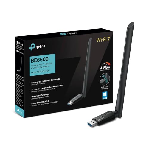 TP-Link Archer TBE400U Plus BE... & Play, Windows 10/11(64-bit) - down 23.08% (£15.00) to £49.99 from £64.99