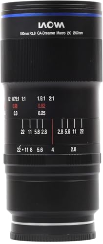 Laowa 100mm f/2.8 2x Ultra Mac..., 0.247 m, Sony E, Full Frame) - down 12.11% (£66.49) to £482.51 from £549.00