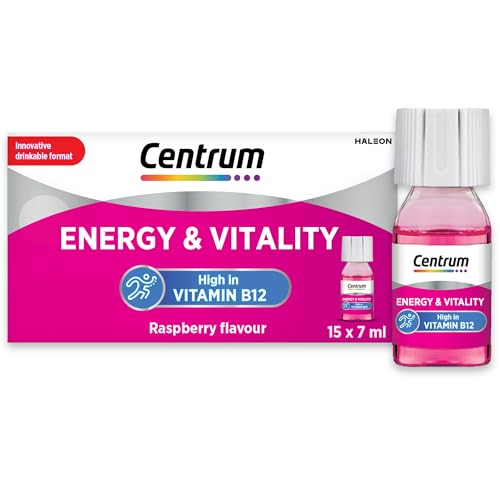 Centrum Energy & Vitality Vita... Supplement, 15 × 7 ml Bottles - down 49.97% (£7.99) to £8.00 from £15.99