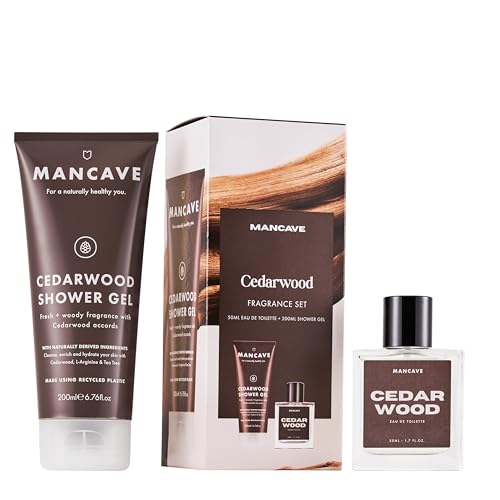 ManCave Cedarwood Mens Fragran...ent for him, Fragrance for Men - down 35.84% (£6.48) to £11.60 from £18.08