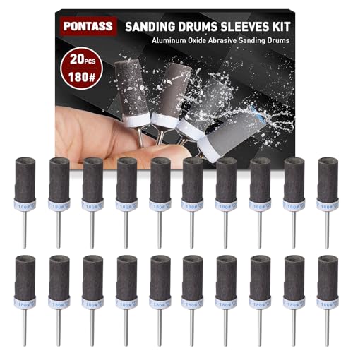 20pcs 180 Grits Sanding Drums .../Jade Polishing/Stone Grinding - down 58.55% (£9.90) to £7.01 from £16.91