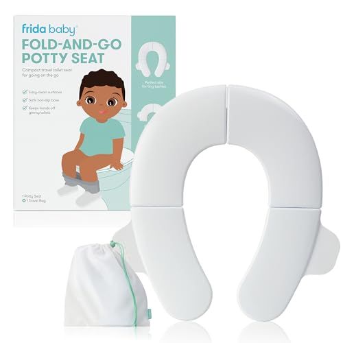 Frida Baby Fold-and-Go Potty S...dles, Includes Free Travel Bag - down 20.02% (£2.40) to £9.59 from £11.99