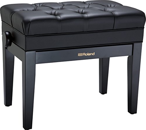 ROLAND Rpb-500Bk Piano Bench w...Music Compartment, Satin Black - down 15.11% (£20.40) to £114.60 from £135.00
