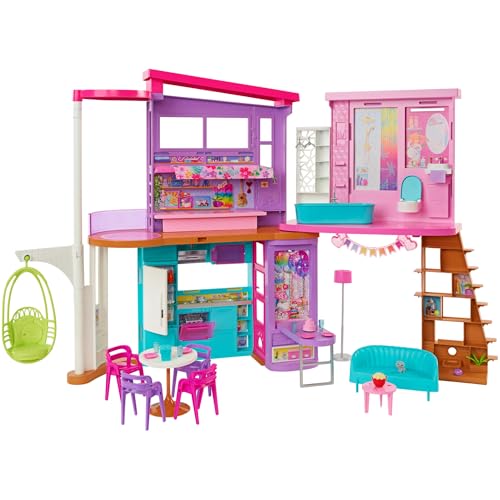 Barbie Vacation House (42 in) ...oy for 3 Year Olds & Up, HCD50 - down 18.15% (£10.89) to £49.10 from £59.99