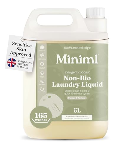 Miniml Eco Laundry Liquid Wash...an & Cruelty Free (165 Washes) - down 32.49% (£6.97) to £14.48 from £21.45