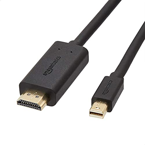 Amazon Basics HDMI to Mini Dis...ld-Plated Plugs, 1.83 m, Black - down 18.17% (£1.17) to £5.27 from £6.44
