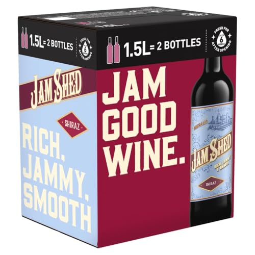 Jam Shed Shiraz Red Wine 12.5%... Wine | Rich, Jammy and Smooth - down 11.60% (£1.45) to £11.05 from £12.50