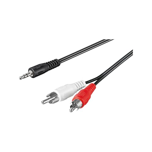 Goobay 50441 Audio Cable AUX A...Male, Black, 10 m Cable Length - down 60.62% (£7.96) to £5.17 from £13.13