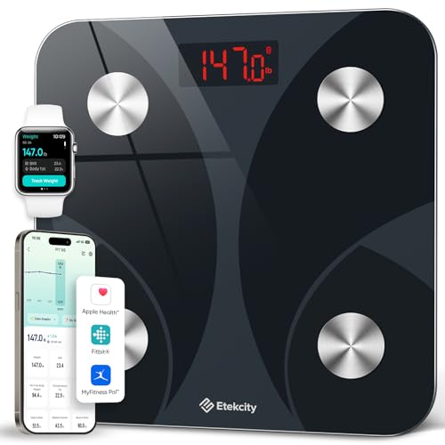 Etekcity Scales for Body Weigh... Mass, Durable Glass Ash-black - down 24.56% (£4.91) to £15.08 from £19.99