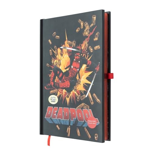 Grupo Erik A5 Notebook Hardbac...| Marvel Gifts, Deadpool Merch - down 25.01% (£4.24) to £12.71 from £16.95