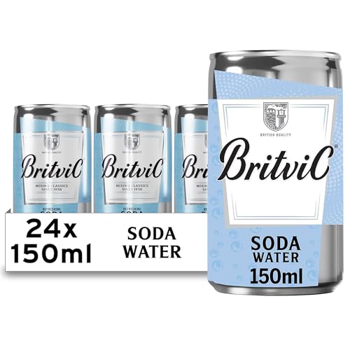 Britvic Soda Water 150ml Can (Pack of 24) - down 34.83% (£6.81) to £12.74 from £19.55