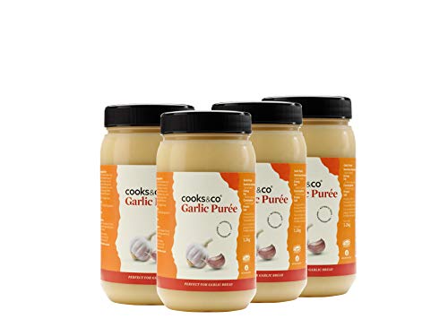 Cooks & Co Garlic Puree 1.2 Kg (Pack of 4) - down 33.33% (£9.30) to £18.60 from £27.90