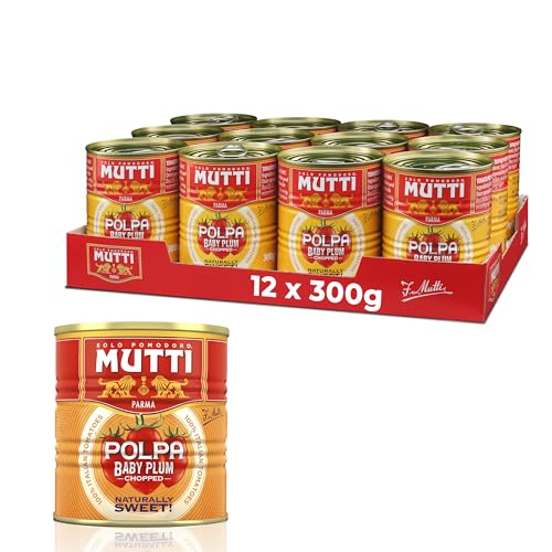 Mutti Baby Plum Polpa Finely Chopped Tomatoes 12 x 300g - down 50.00% (£10.26) to £10.26 from £20.52