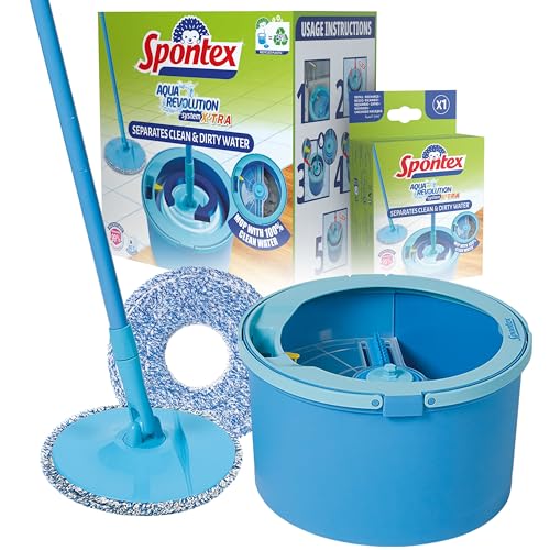 Spontex Aqua Revolution System...in Mop with Microfibre Refills - down 10.00% (£2.66) to £23.93 from £26.59