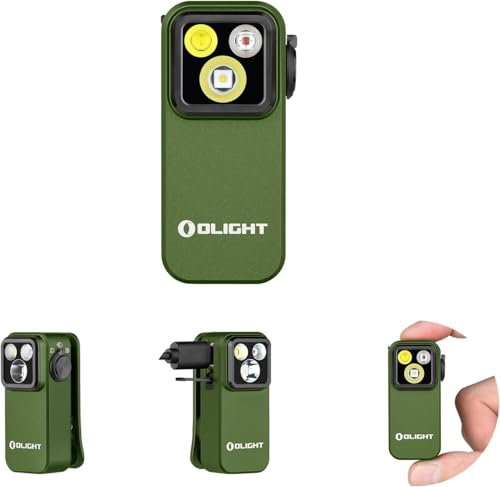 OLIGHT Oclip Pro 500 Lumens 3 ... and Safety Warning (OD Green) - down 14.82% (£4.87) to £27.99 from £32.86