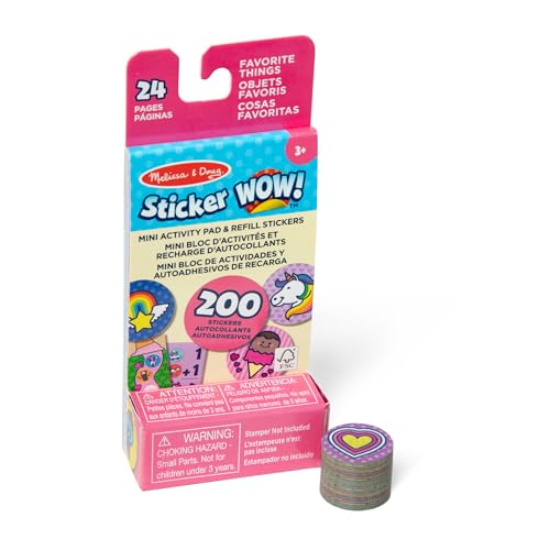 Melissa & Doug Sticker Wow! Mi...hings Stickers - FSC Certified - down 24.42% (£1.16) to £3.59 from £4.75