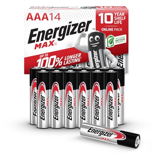 Energizer Max - AAA Batteries ... Shelf Life [Amazon Exclusive] - down 11.94% (£0.78) to £5.75 from £6.53